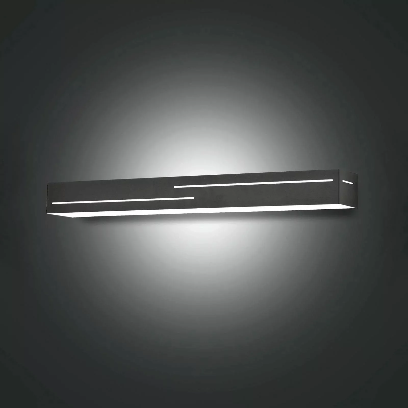 LED-Wandlampe Banny, anthrazit, Breite 50cm, Up- & Downlight günstig online kaufen