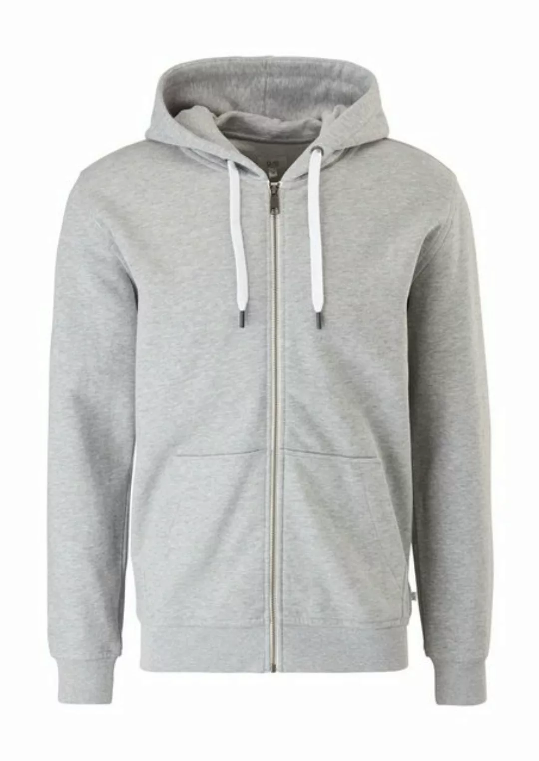 QS Longsweatshirt Casual (1-tlg) mit Kapuze, Tasche, Reißverschluss, langar günstig online kaufen