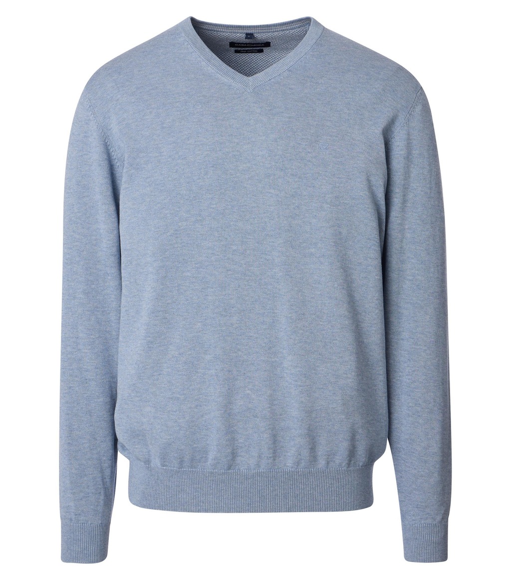 CASAMODA Strickpullover "CASAMODA Pullover uni" günstig online kaufen
