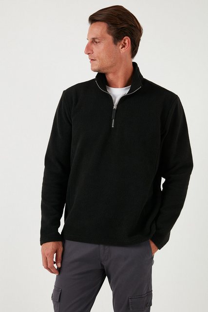 Buratti Fleecepullover Slim Fit günstig online kaufen