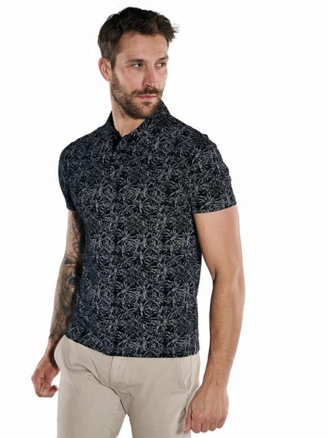 emilio adani Poloshirt Polo-Shirt gemustert günstig online kaufen