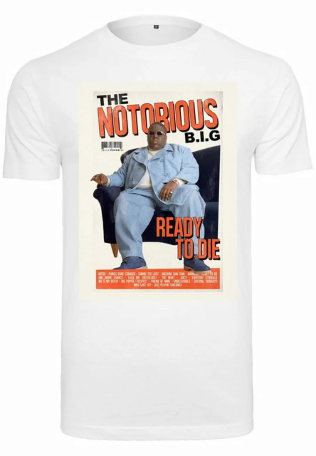 MisterTee T-Shirt MisterTee Herren Biggie Magazine Cover Tee (1-tlg) günstig online kaufen