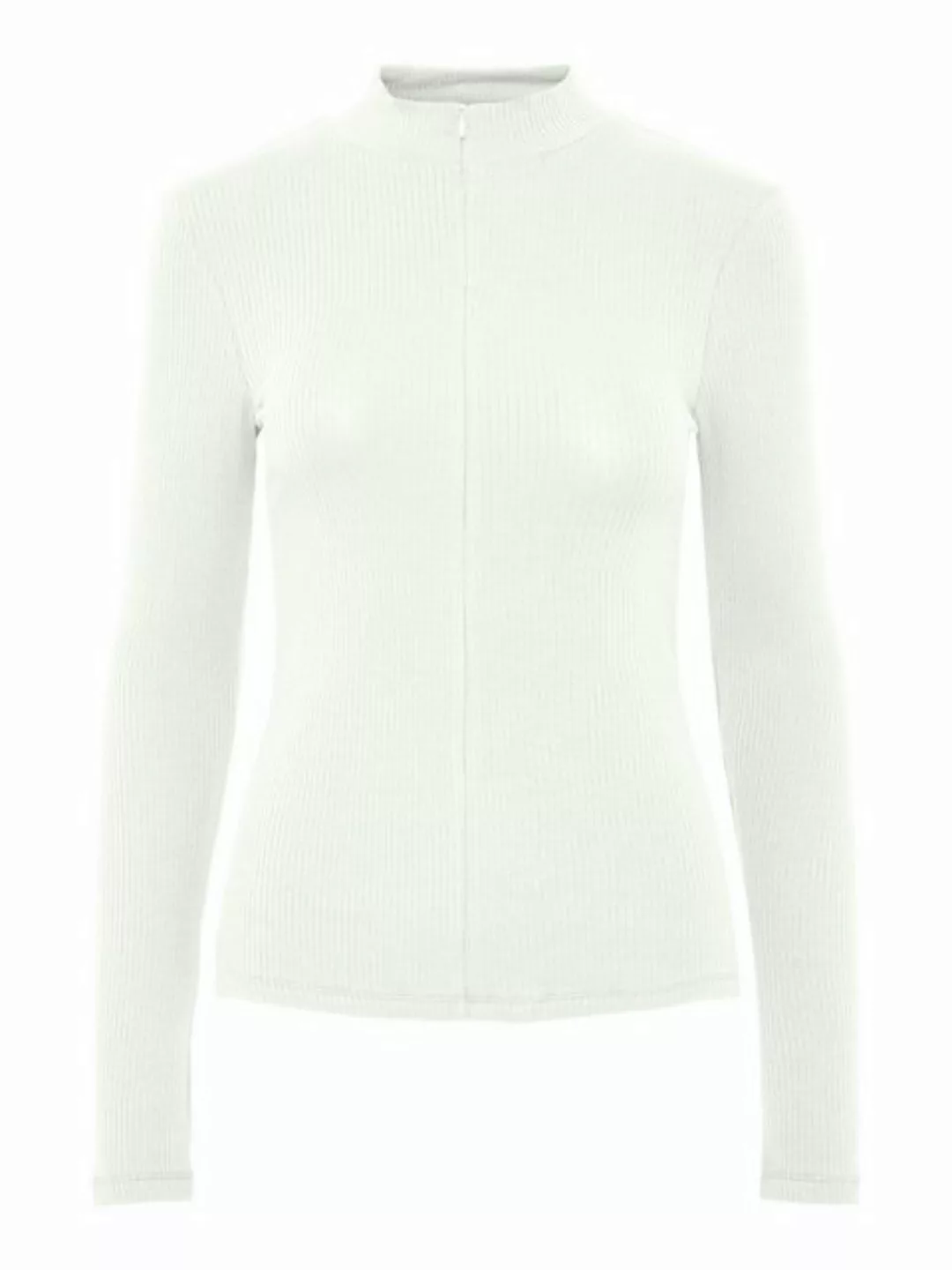 pieces Stehkragenshirt PCKITTE ZIP LS T-NECK TOP NOOS BC günstig online kaufen