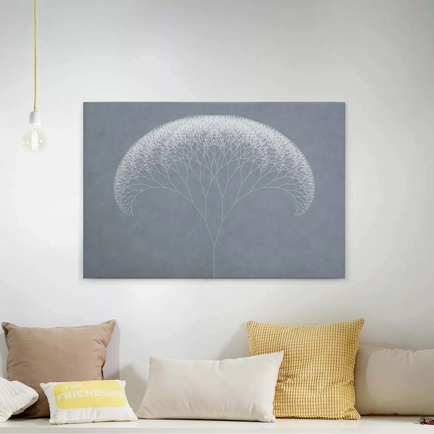 A.S. Création Leinwandbild "trees", Abstrakt, (1 St.), Keilrahmen Bild Baum günstig online kaufen