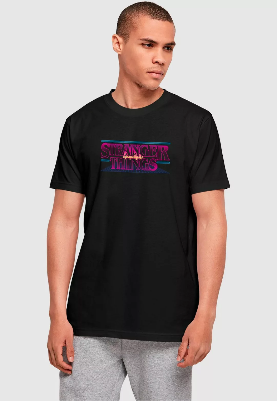 ABSOLUTE CULT T-Shirt "ABSOLUTE CULT Herren Stranger Things - Retro Title T günstig online kaufen