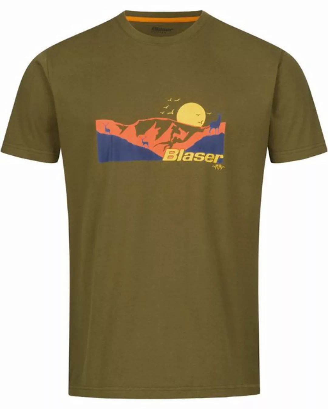 Blaser T-Shirt T-Shirt Mountain Print günstig online kaufen