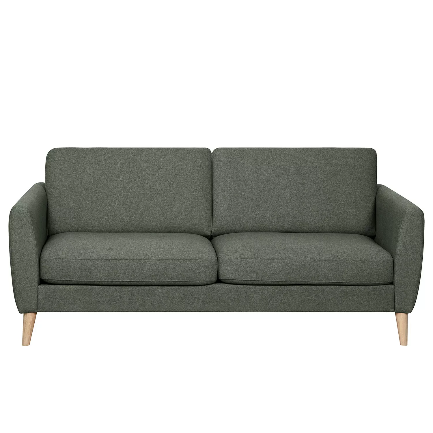home24 Mørteens Sofa Kustavi 2,5-Sitzer Grau Polyester 190x80x90 cm (BxHxT) günstig online kaufen