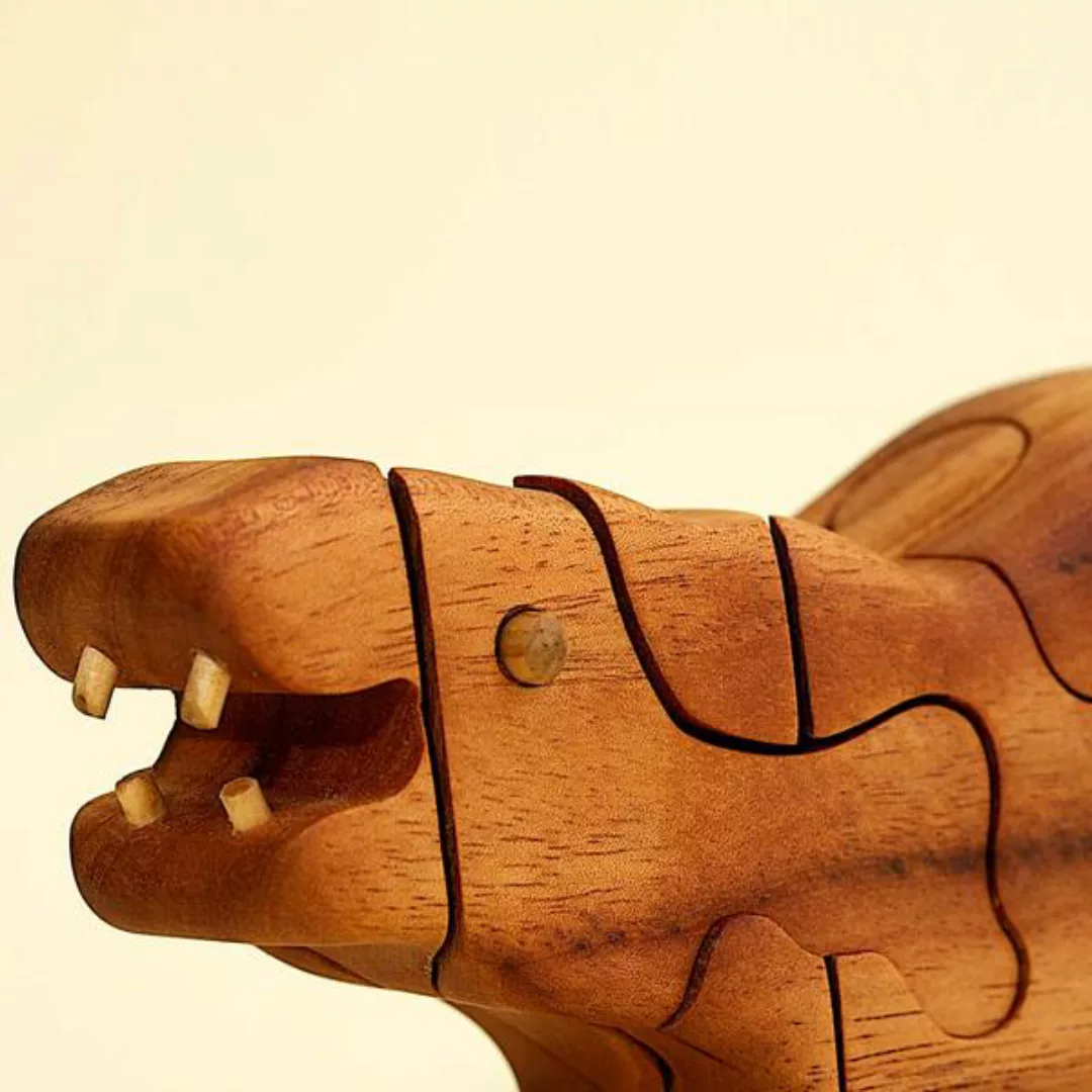 3d Holzpuzzle - Hippopotamus günstig online kaufen