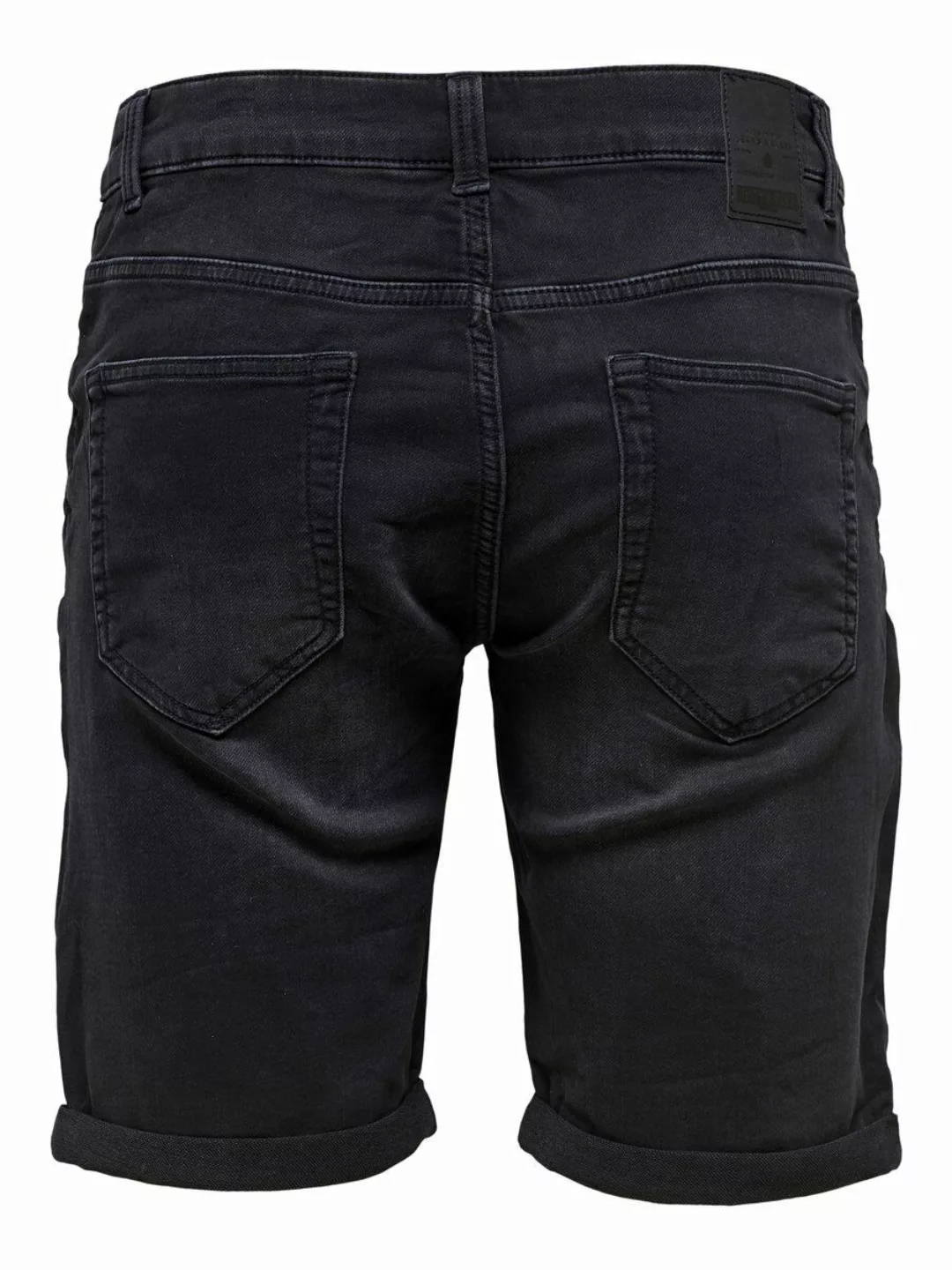Only & Sons Ply Regular Pk 2022 Jeans-shorts 31 Black Denim günstig online kaufen