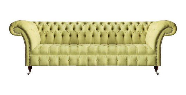 Xlmoebel Sofa Luxuriöses modernes Viersitzer-Stoffsofa Chesterfield Couch, günstig online kaufen