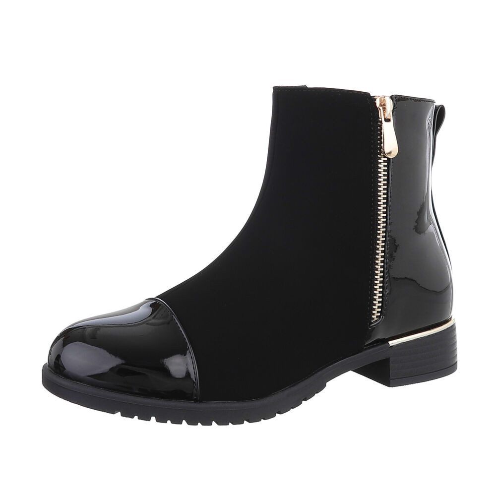 Ital-Design Damen Elegant Stiefelette (87417746) Blockabsatz günstig online kaufen