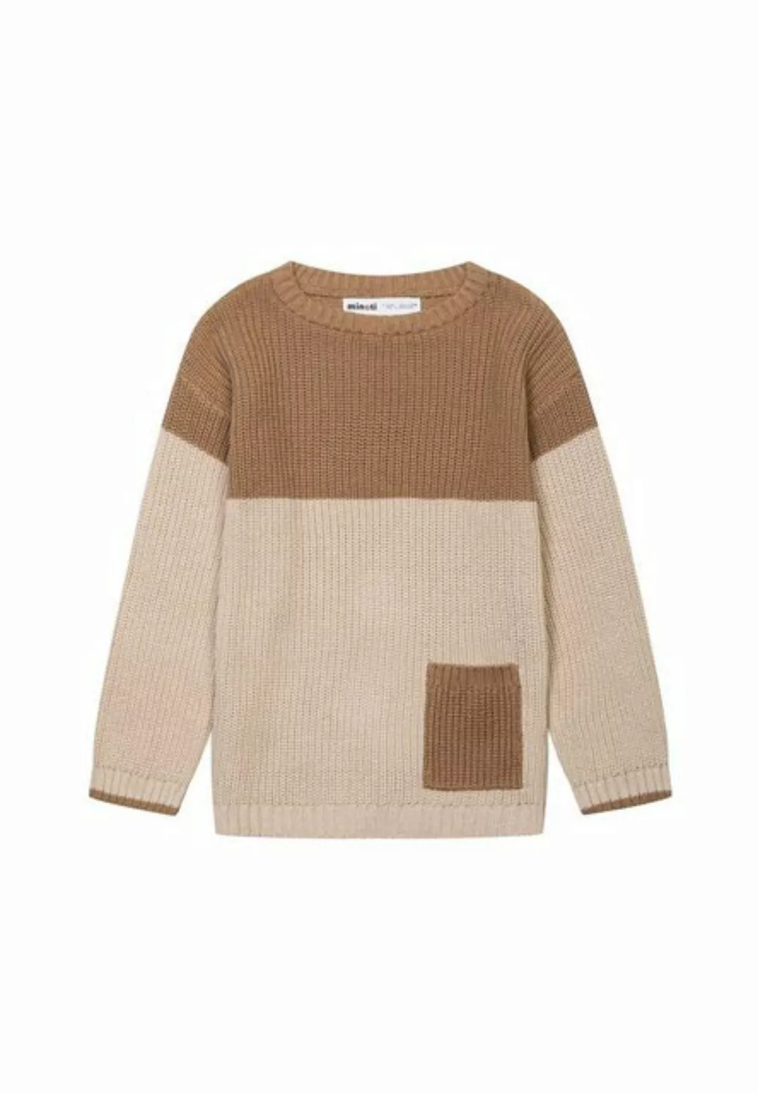 MINOTI Rundhalspullover Jacquard-Strickpullover (1y-8y) günstig online kaufen