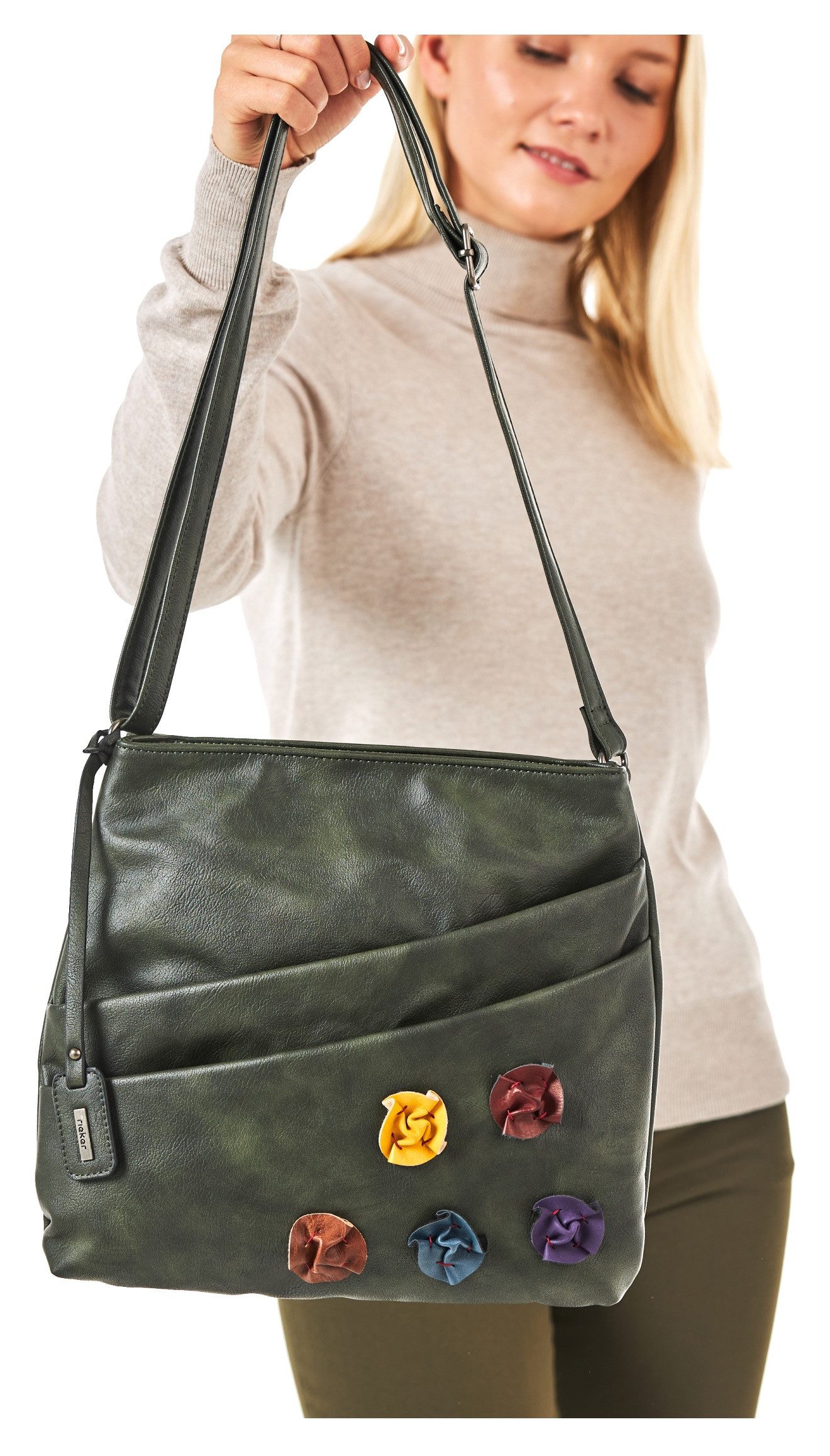 Rieker Umhängetasche Montenegro, Schultertasche Damen Tasche günstig online kaufen