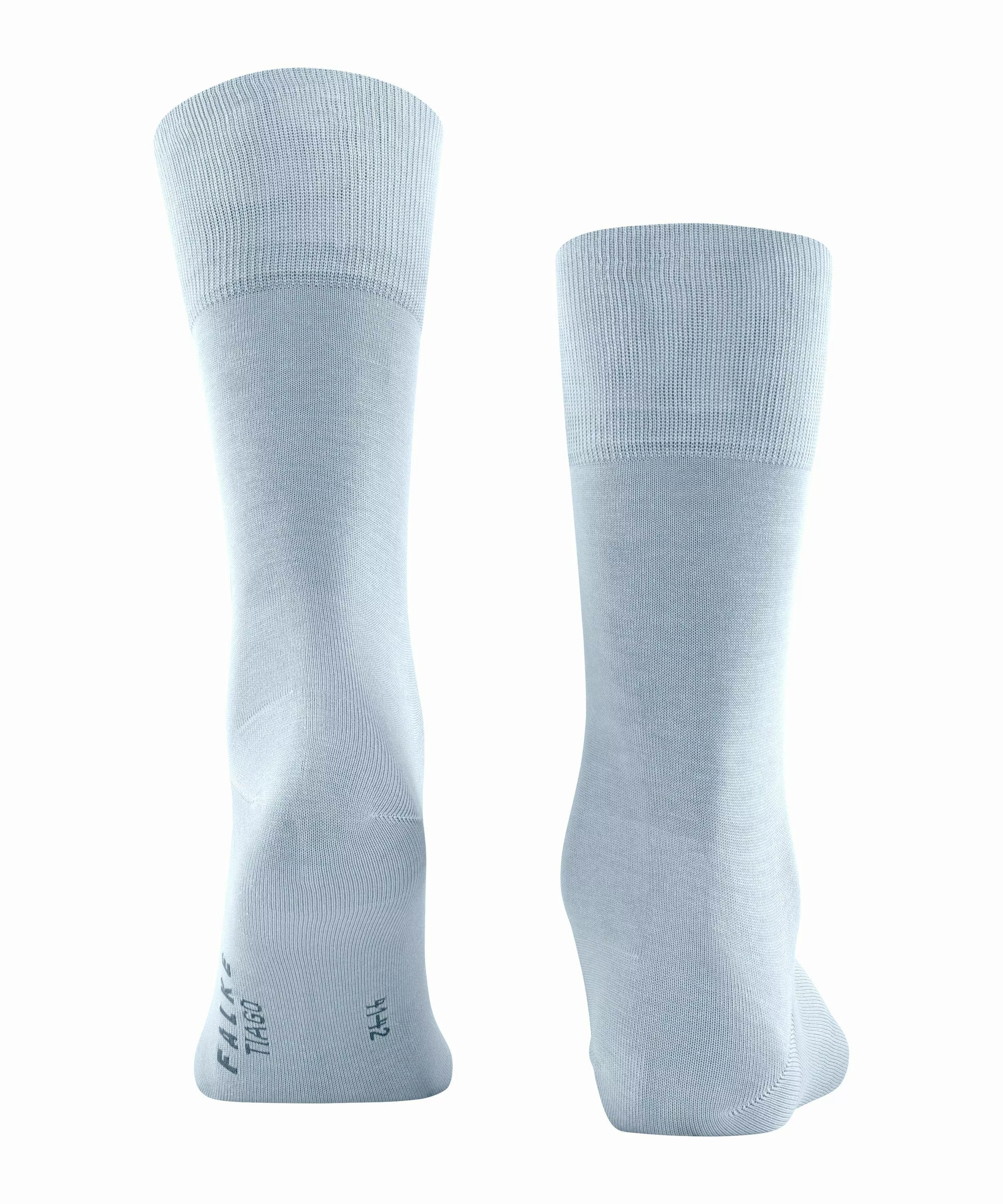 FALKE Tiago Herren Socken, 45-46, Blau, Uni, Baumwolle, 14662-659406 günstig online kaufen