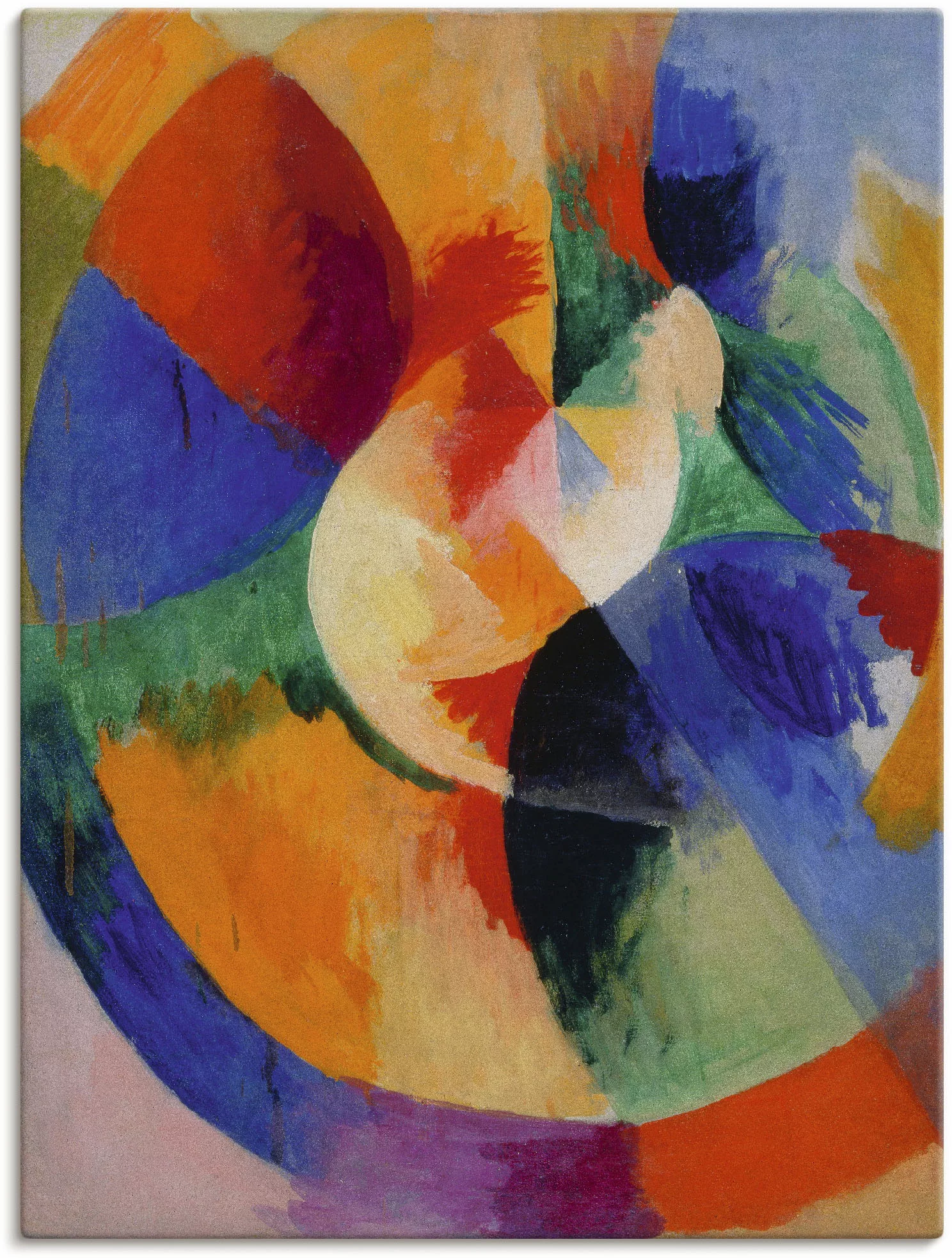 Artland Leinwandbild "Kreisformen, Sonne 1912/13", Muster, (1 St.), auf Kei günstig online kaufen