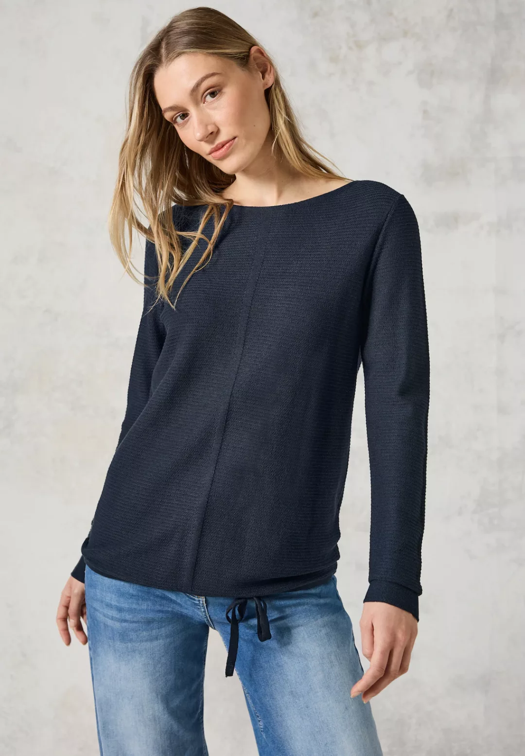 Cecil Strickpullover, mit Strick-Detail günstig online kaufen