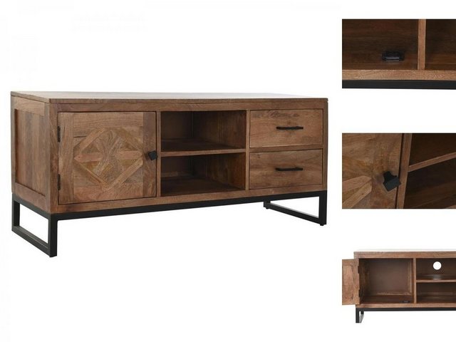 Tv-möbel Dkd Home Decor Braun Teakholz Metall (125 X 40 X 55 Cm) günstig online kaufen