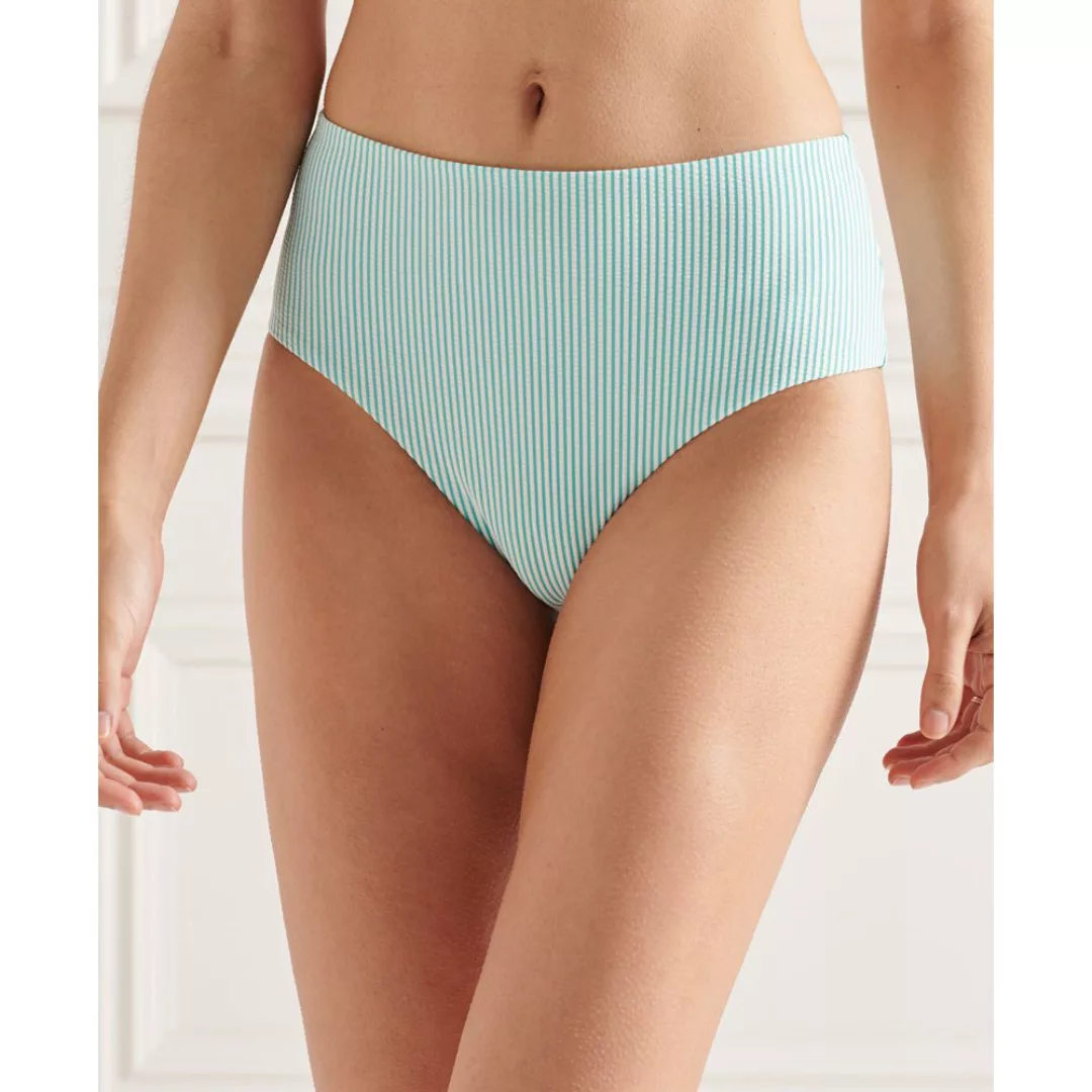 Superdry Slip Mit Hoher Taille Bikini Unterseite L Aruba Aqua günstig online kaufen