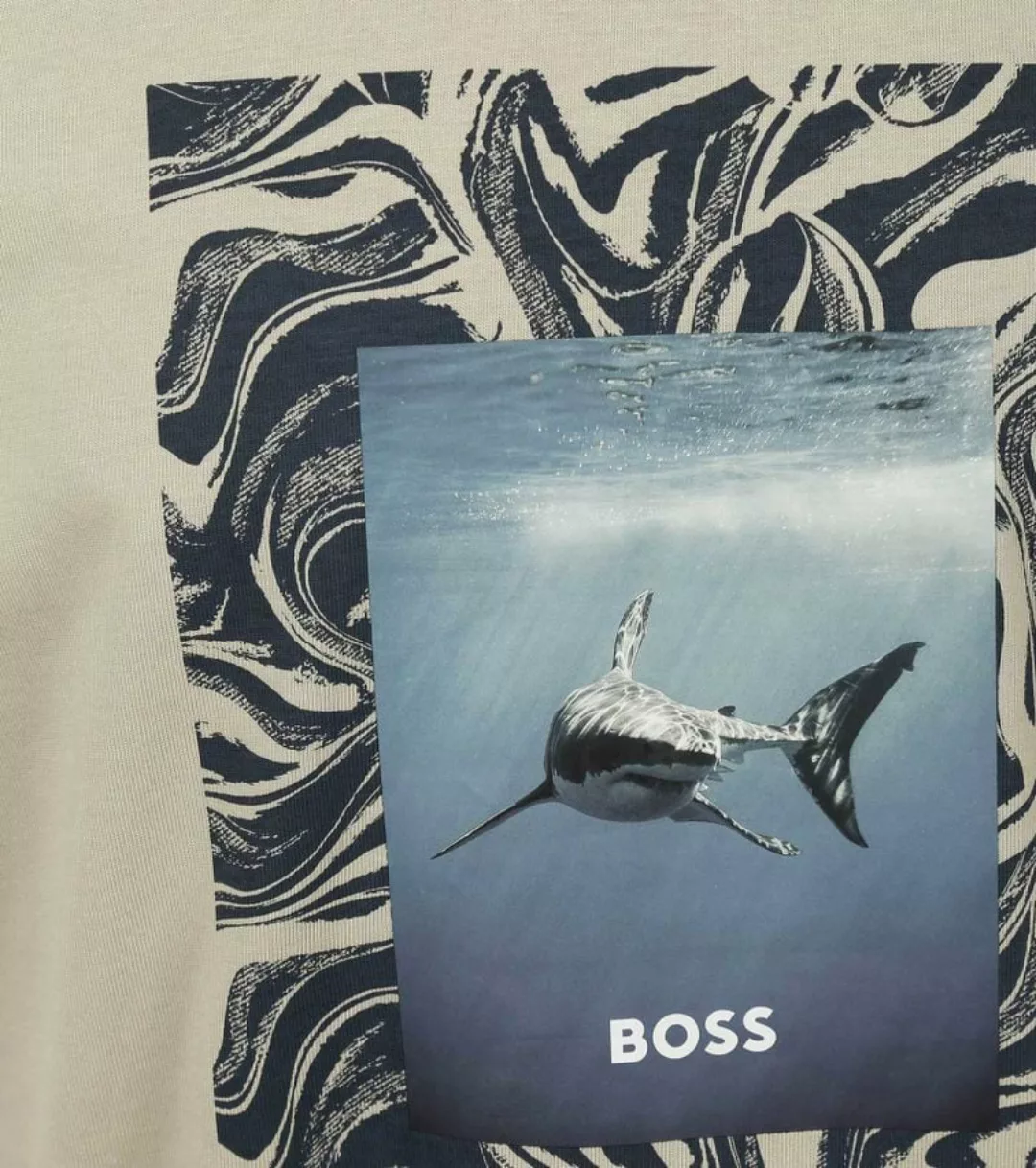 BOSS T-shirt Tucan Beige - Größe XL günstig online kaufen