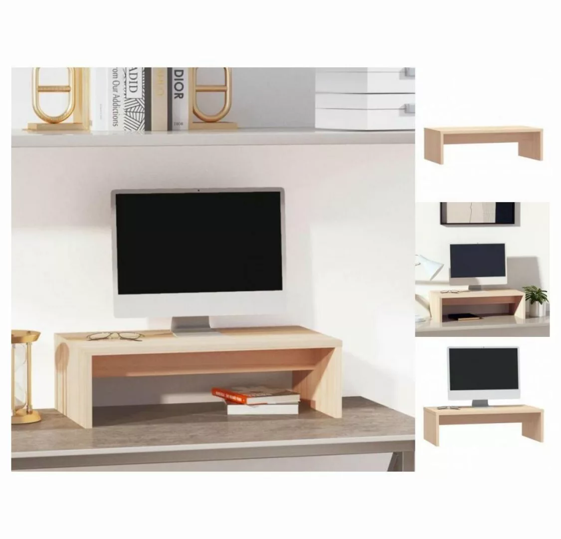 vidaXL TV-Schrank Monitorständer 50x27x15 cm Massivholz Kiefer günstig online kaufen