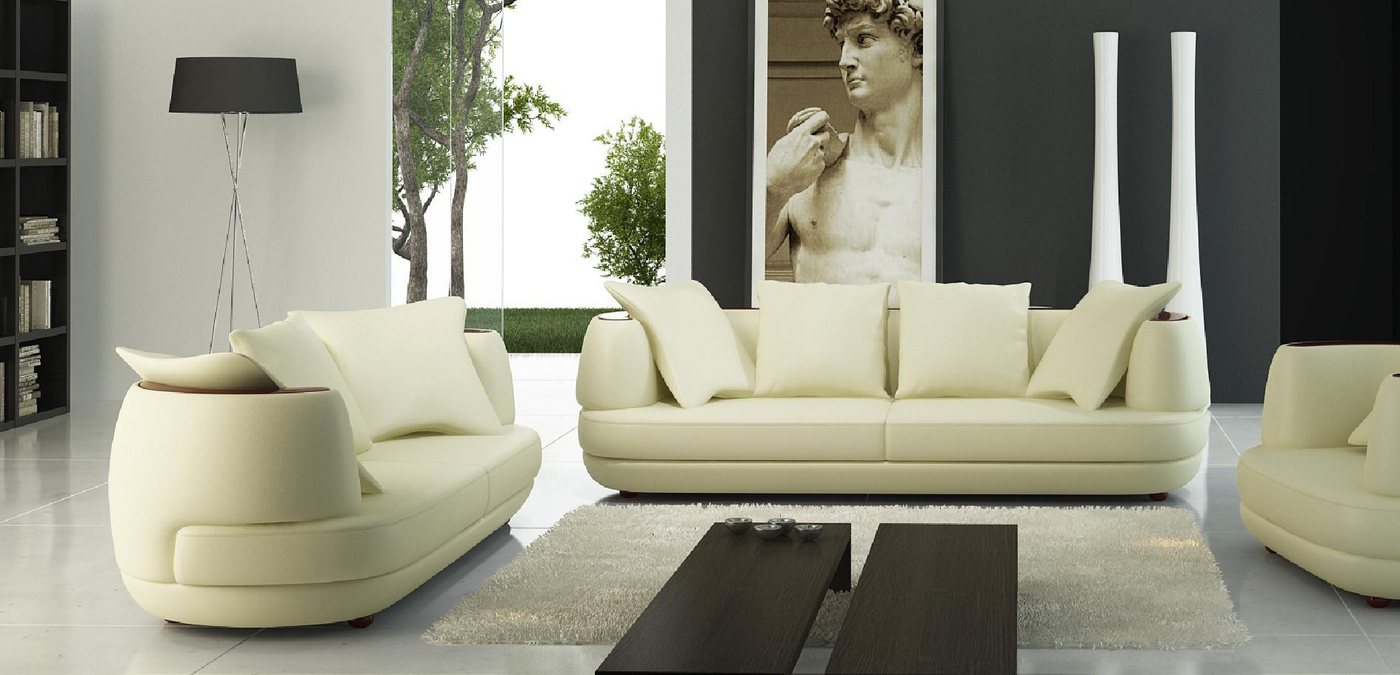 Xlmoebel Sofa Wohnzimmer-Sitzgruppe mit modernem Design, bestehend aus 3-Si günstig online kaufen