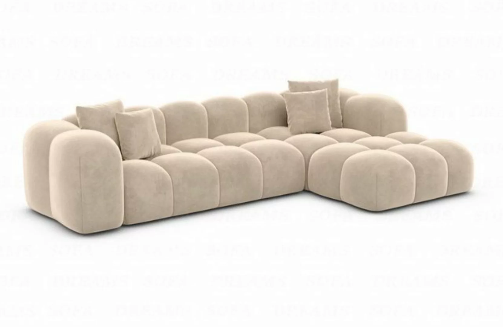 Sofa Dreams Ecksofa Stoffsofa Eckcouch Polster Eck Sofa Formentera L Form k günstig online kaufen