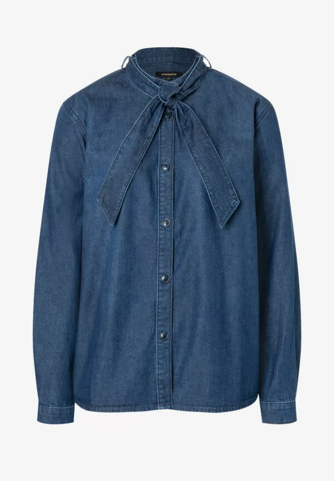 Denimbluse mt Schluppe, Winter-Kollektion günstig online kaufen