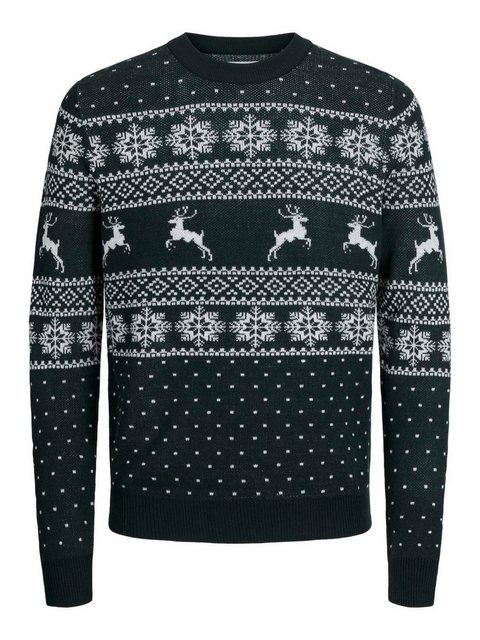 Jack & Jones Strickpullover JJXMAS GABRIEL KNIT CREW NECK günstig online kaufen