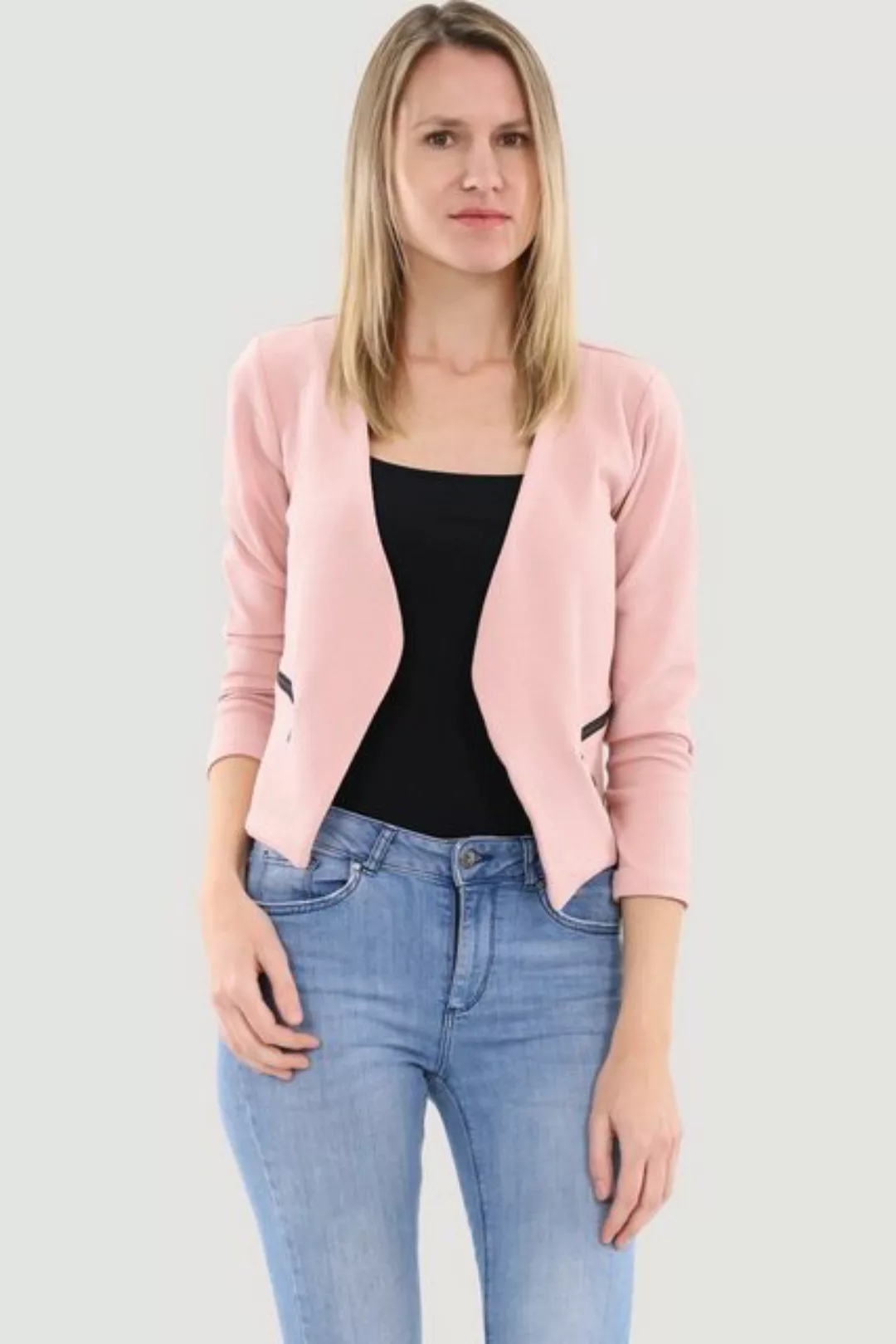 malito more than fashion Jackenblazer 6040 Sweatblazer im Basic-Look günstig online kaufen