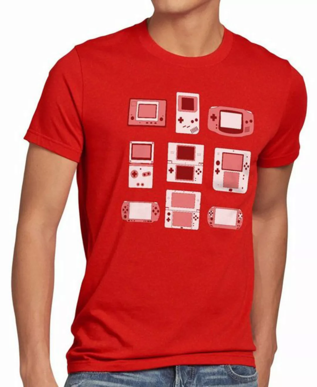 style3 Print-Shirt Herren T-Shirt Handheld Konsole controller videospiel sp günstig online kaufen