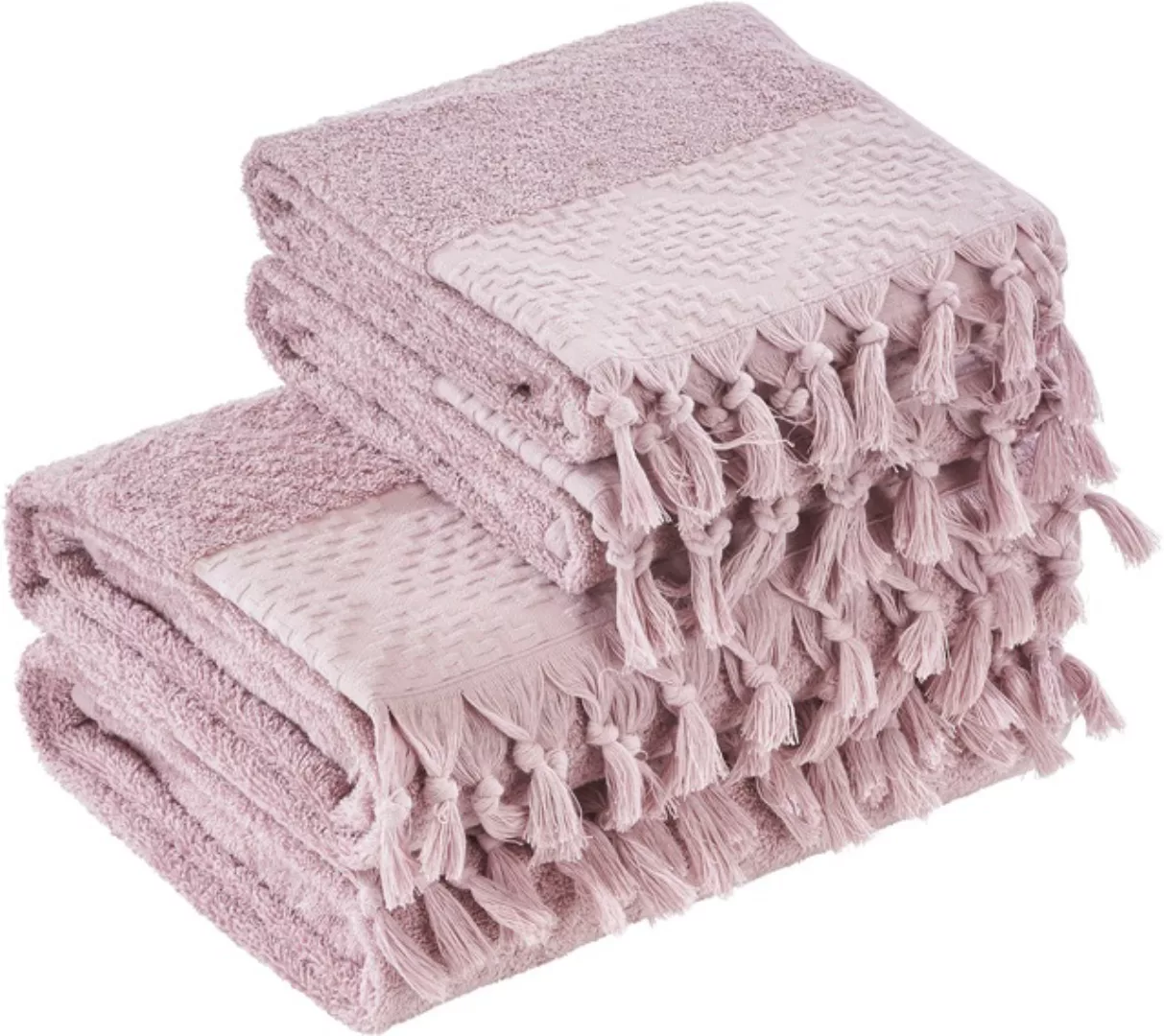 done.® Handtuch Set »Provence Bohéme«, (Set, 4 St., 2 Handtücher (50x100 cm günstig online kaufen