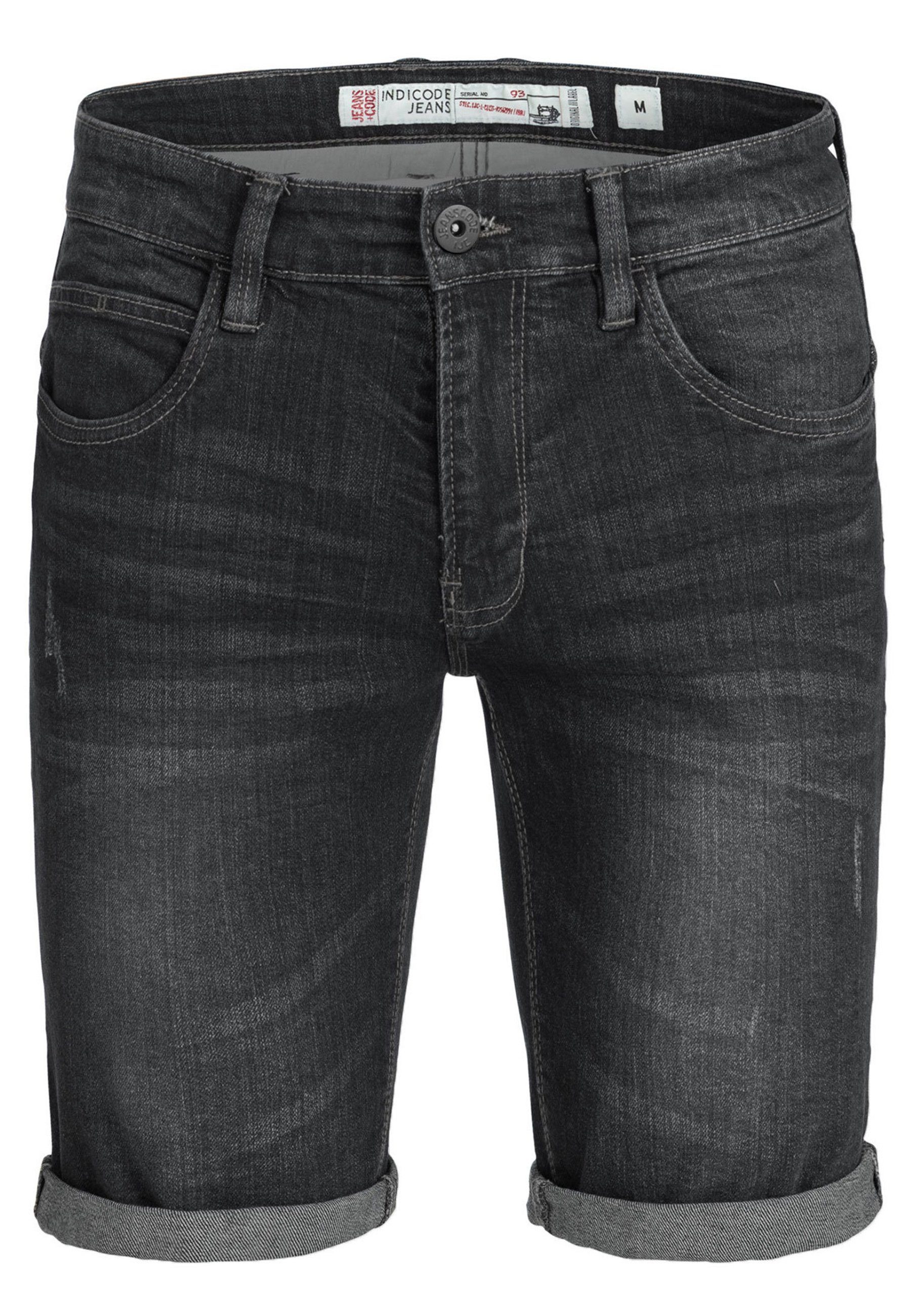 Indicode Jeansshorts Caden mit 5 Taschen, günstig online kaufen