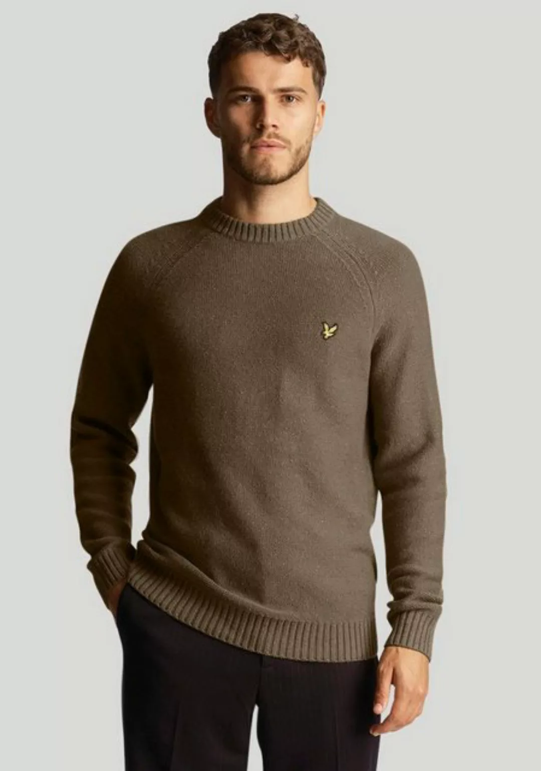 Lyle & Scott Strickpullover mit Logostickerei günstig online kaufen