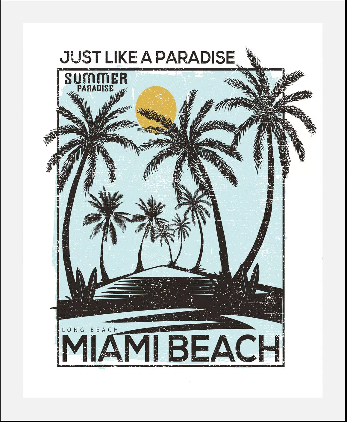 queence Bild »Miami Beach«, Palmen, (1 St.) günstig online kaufen