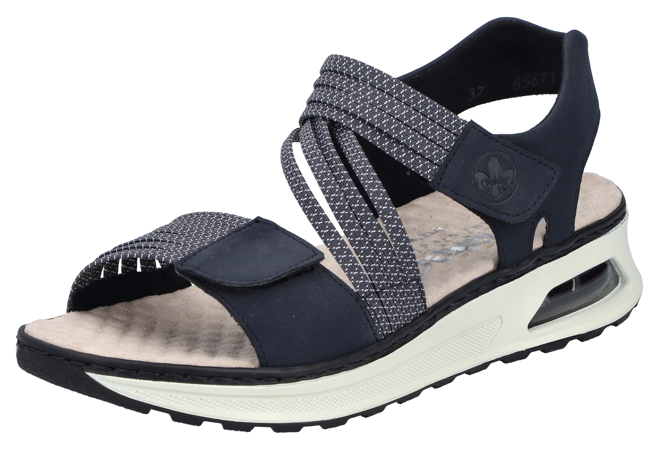 Rieker Keilsandalette, Sommerschuh, Outdoorschuh, Trekkingschuh mit genoppt günstig online kaufen