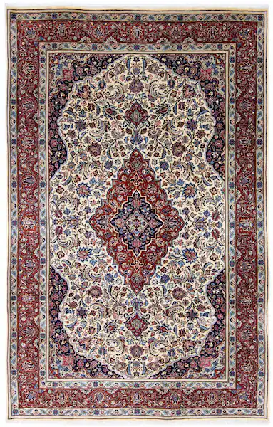 morgenland Wollteppich »Golpayegan Medaillon Beige 310 x 202 cm«, rechtecki günstig online kaufen