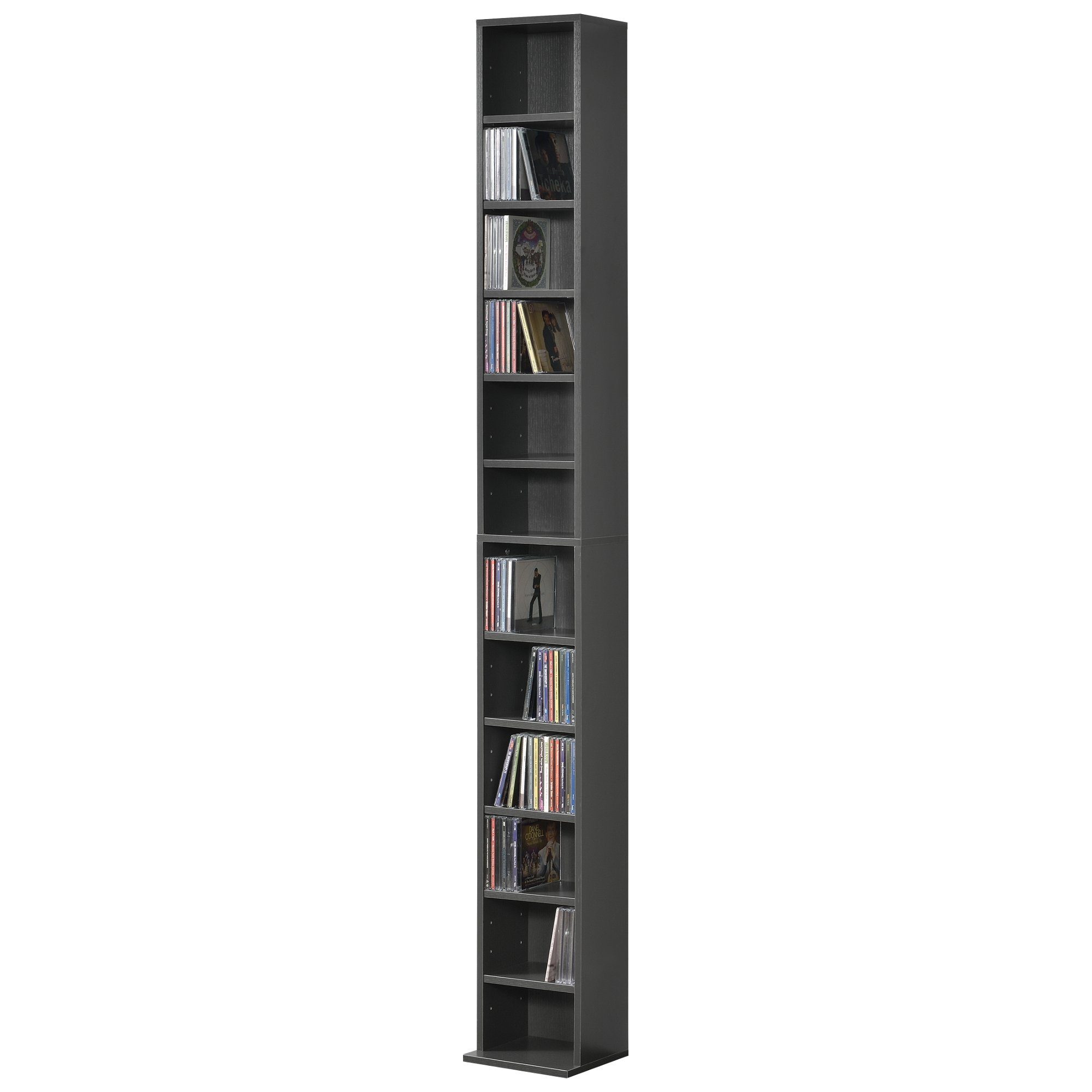 en.casa CD-Regal, »Tynset« 175x20x20 cm Standregal günstig online kaufen