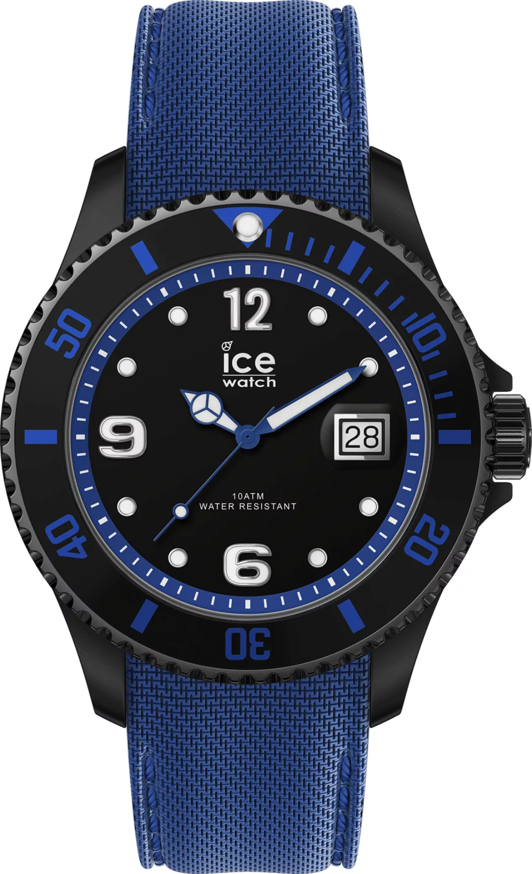 Ice Watch Ice steel - Black blue - L 015783 Herrenuhr günstig online kaufen