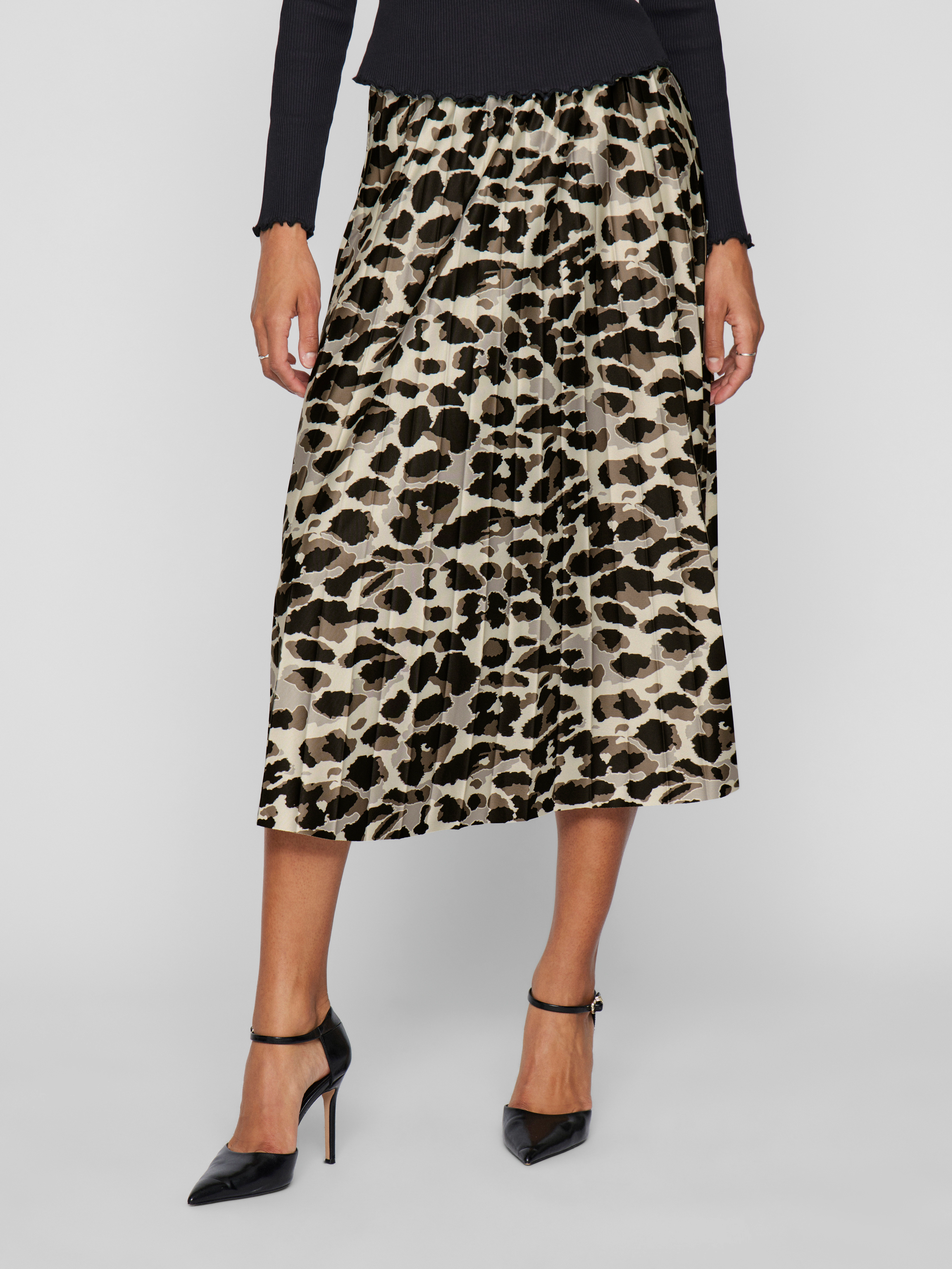 Vila Plisseerock "VINITBAN PRINT SKIRT - NOOS" günstig online kaufen