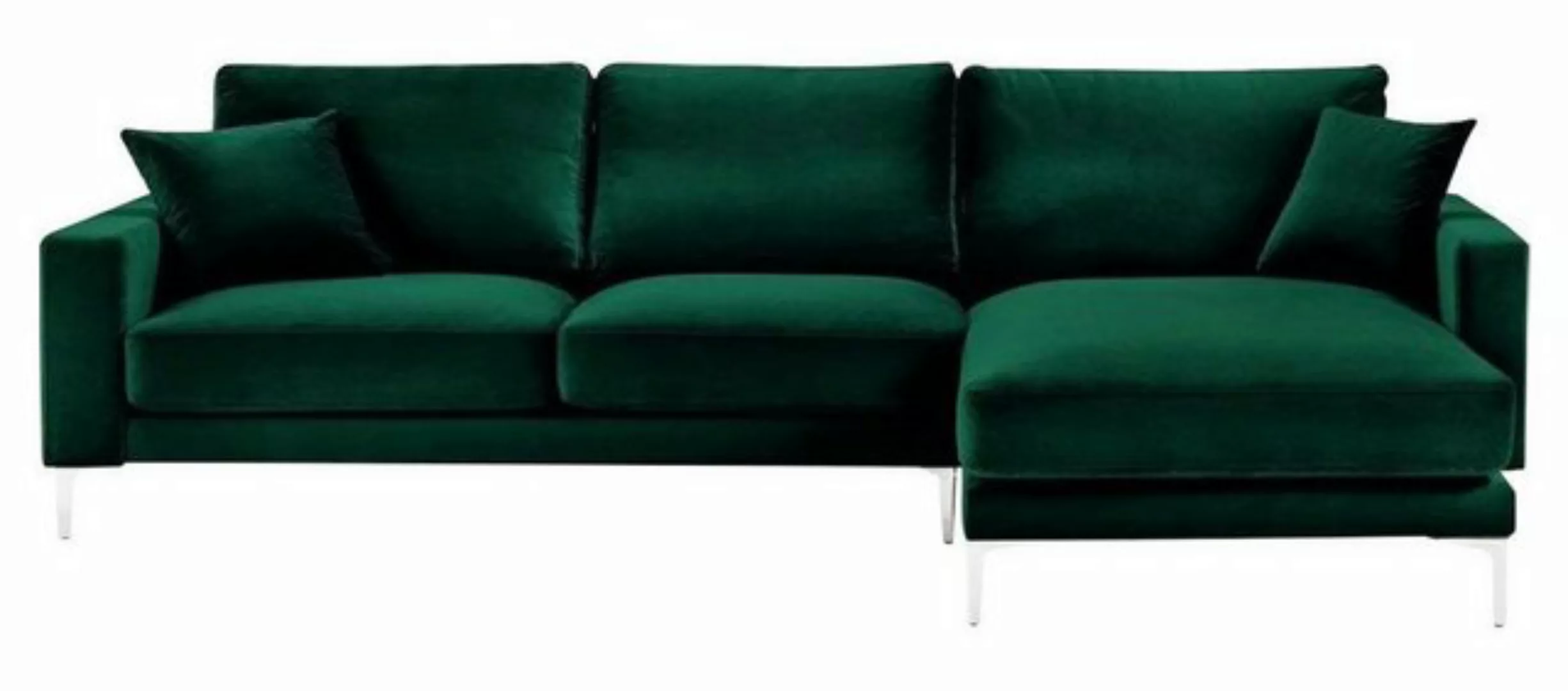 Xlmoebel Ecksofa Luxus Loft Eckcouch Grün Samt Sofa Eckgarnitur Möbel Wohnz günstig online kaufen