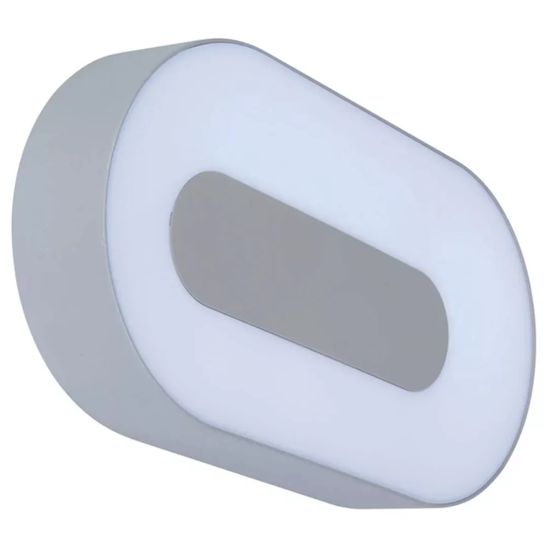 LED Außenwand- und Deckenleuchte Ublo in Aluminiumdruckguss in Grau 113x45x günstig online kaufen