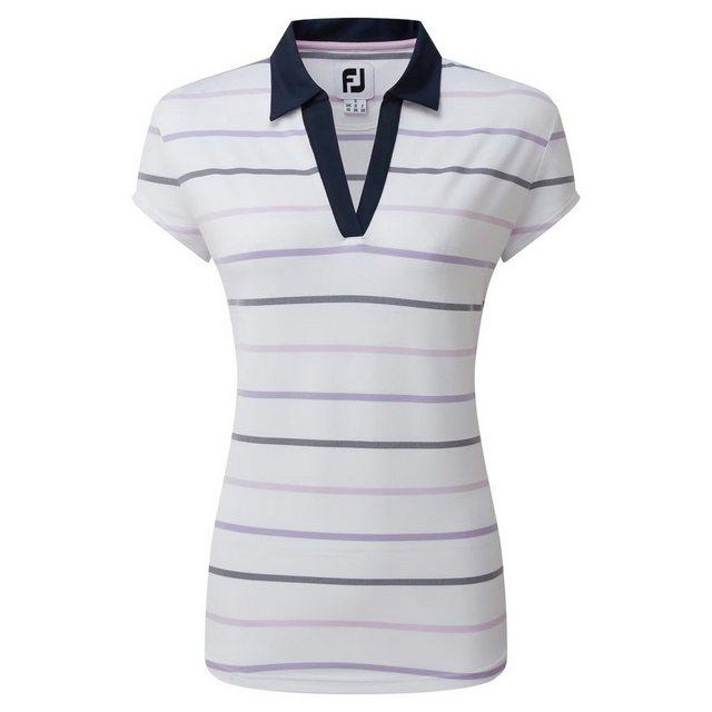 FOOTJOY Poloshirt FootJoy Golfpolo Gestreiftes Jacquard Mehrfarbig Damen EU günstig online kaufen