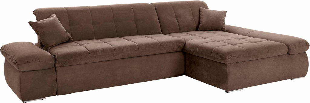 DOMO collection Ecksofa »NMoric XXL, B/T/H: 300/172/80cm, L-Form«, wahlweis günstig online kaufen