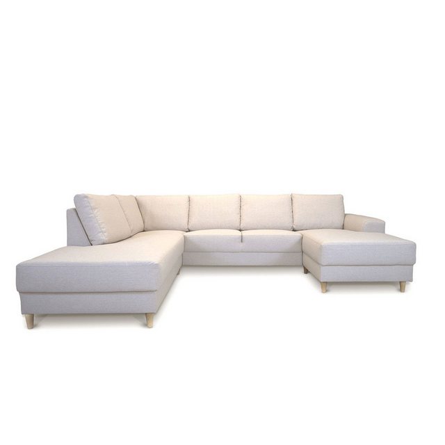 ebuy24 Sofa Nordic Usofa links gewendet hell beige. günstig online kaufen