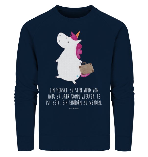 Mr. & Mrs. Panda Longpullover Größe XXL Einhorn Koffer - French Navy - Gesc günstig online kaufen