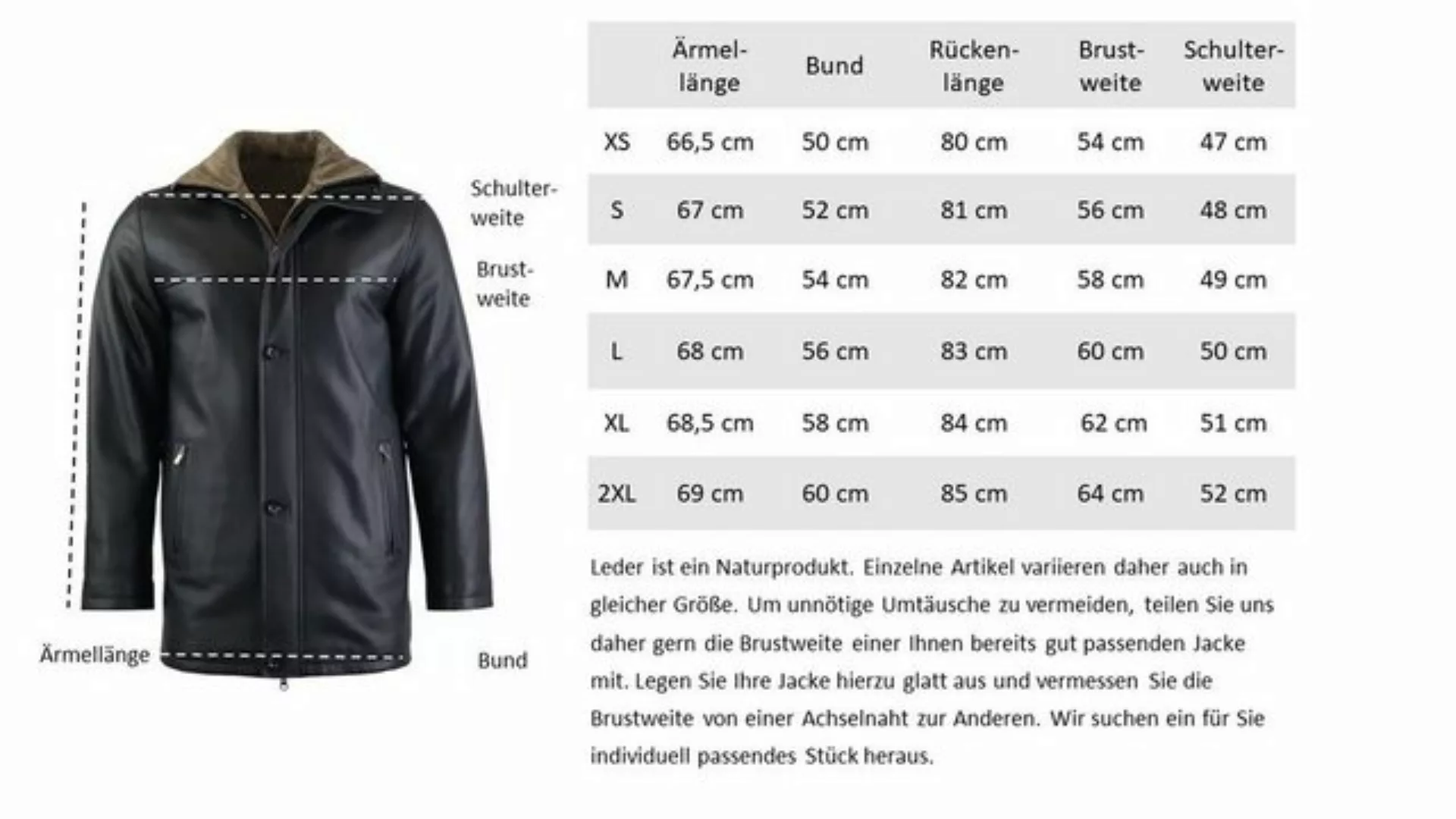 RICANO Lederjacke Jemenez abtrennbares Kunstfell-Futter Hochwertiges Lamm-L günstig online kaufen