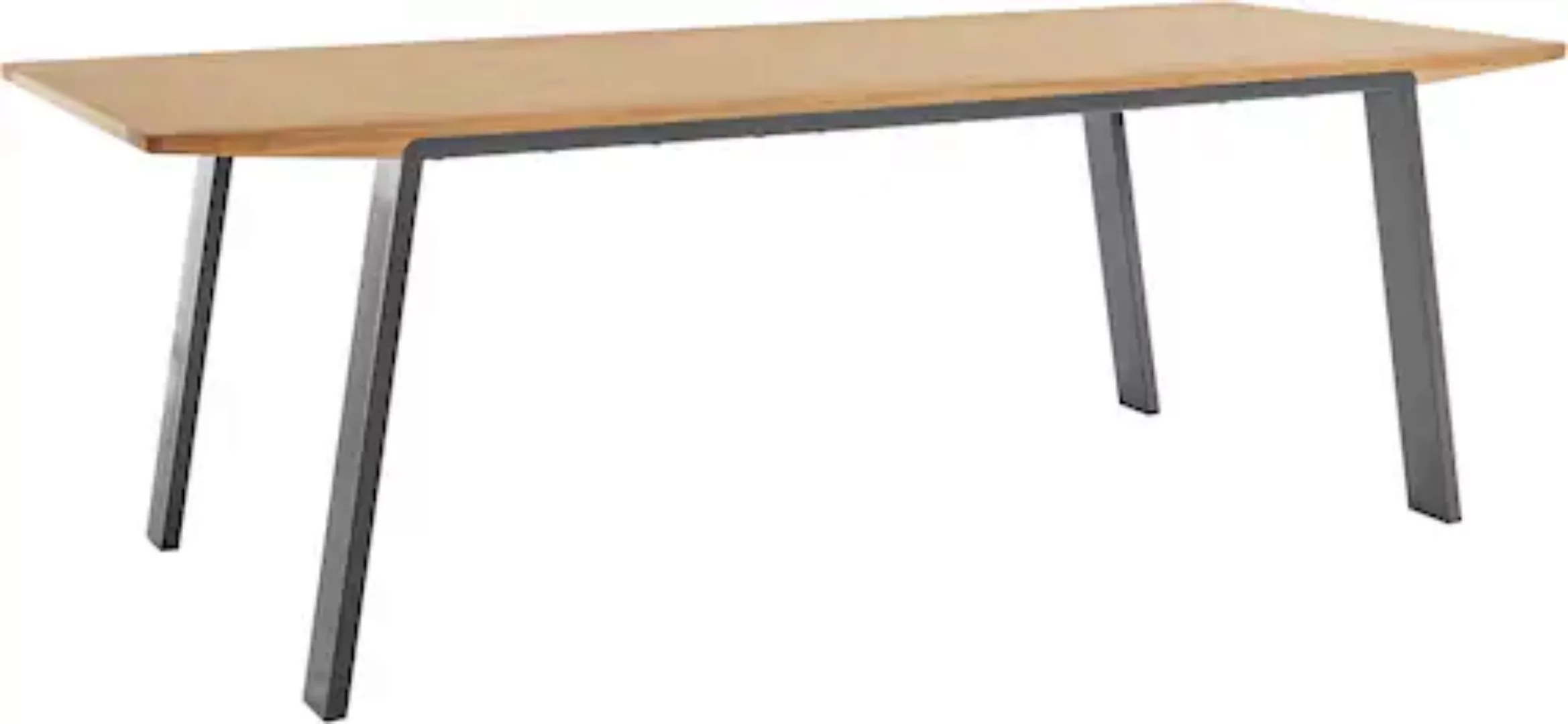 OTTO products Esstisch »Flemming«, Massivholz Eiche, 175 cm oder 225 cm, el günstig online kaufen