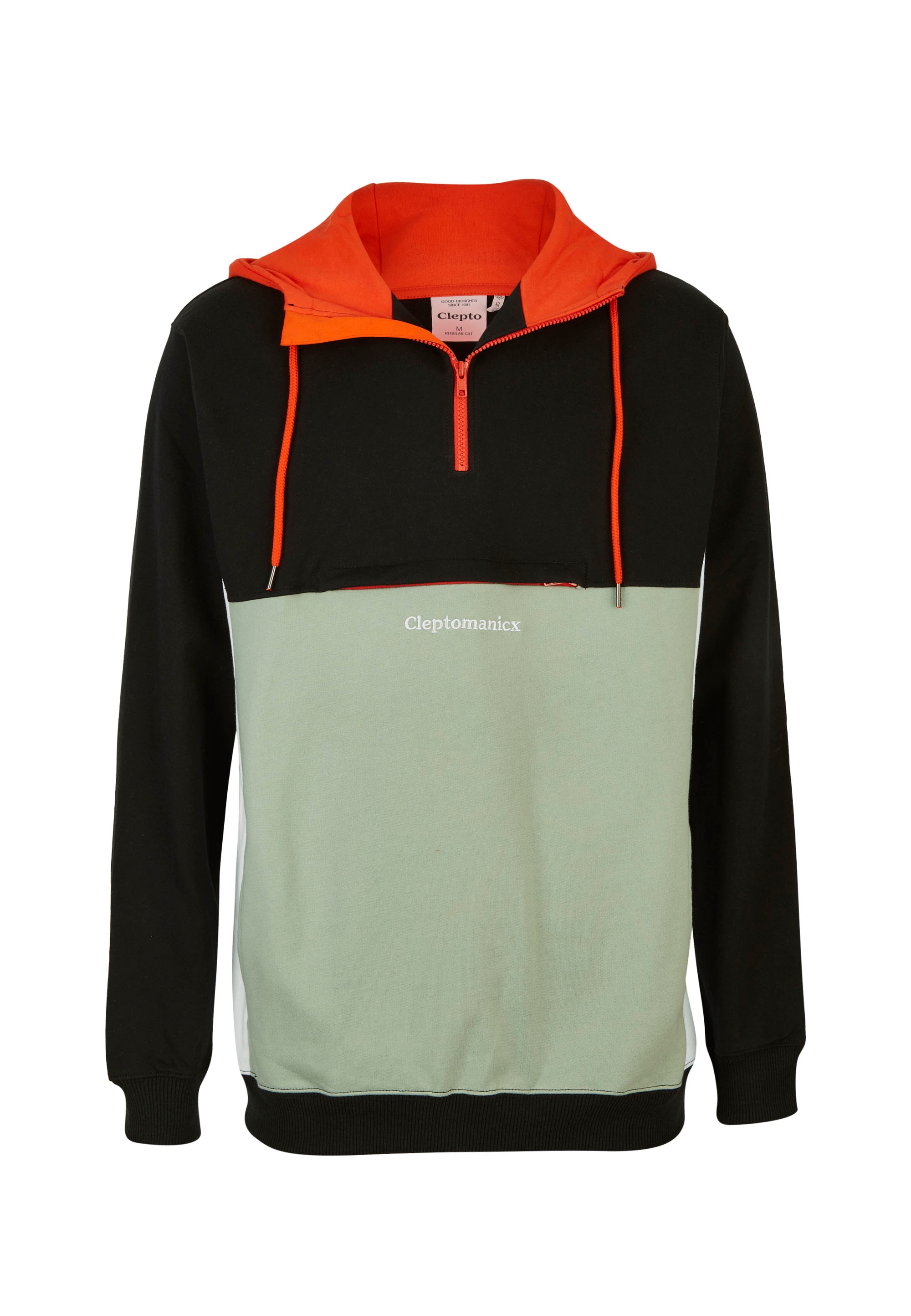 Cleptomanicx Kapuzensweatshirt "Hooded Block", im lässigen Color-Blocking-S günstig online kaufen