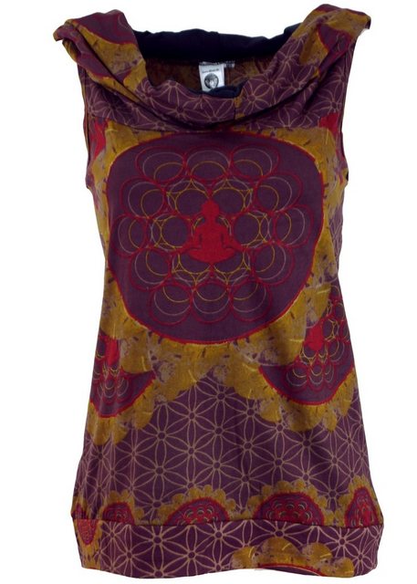 Guru-Shop T-Shirt Kapuzen Buddha Mandala Tank Top, Goa.. Ethno Style, alter günstig online kaufen