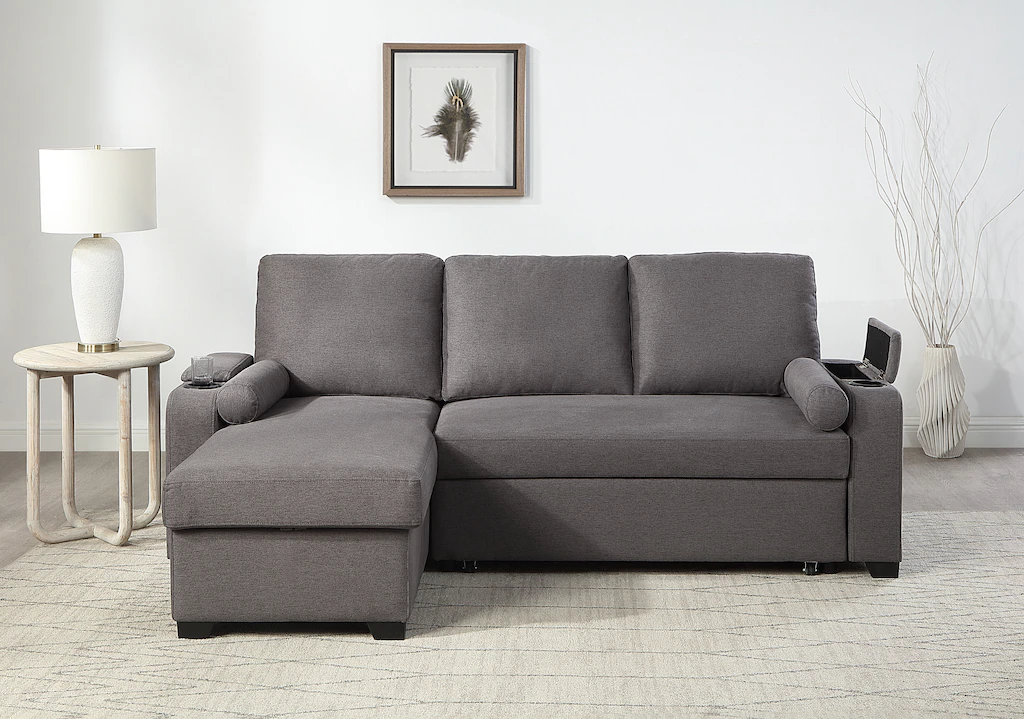 ATLANTIC home collection Schlafsofa "Gorje", inkl. Schlaffunktion, Bettkast günstig online kaufen